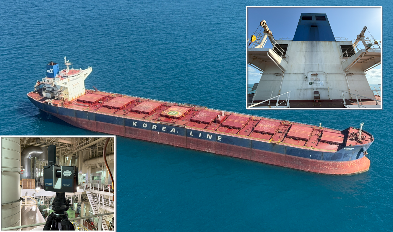 3D Scanning of Cargo Ship